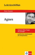 ISBN 9783129230725: Lektürehilfen Peter Stamm "Agnes"