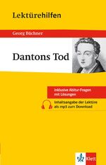 ISBN 9783129230732: Lektürehilfen Georg Büchner "Dantons Tod"