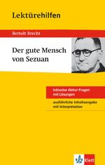 ISBN 9783129230817: Lektürehilfen Bertolt Brecht "Der Gute Mensch von Sezuan"