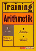 ISBN 9783129292525: Training Arithmetik - 6. Schuljahr mit Beilage: Lösungsheft