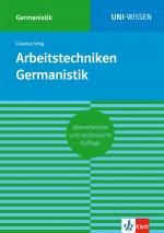 ISBN 9783129390153: Klett Uni Wissen Arbeitstechniken Germanistik - Sicher im Studium