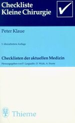 ISBN 9783136285039: Checkliste Kleine Chirurgie