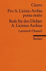 Cicero: Rede für den Dichter A. Licinius