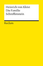 ISBN 9783150017685: Die Familie Schroffenstein