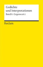 ISBN 9783150078952: Gedichte und Interpretationen / Gegenwart I (Reclams Universal-Bibliothek)