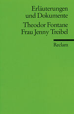 ISBN 9783150081327: Erläuterungen und Dokumente zu Theodor Fontane: Frau Jenny Treibel