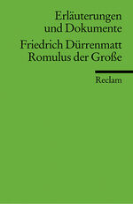 ISBN 9783150081730: Romulus der Große. Erläuterungen und Dokumente