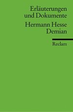 ISBN 9783150081907: Erläuterungen und Dokumente - Hermann Hesse: Demian