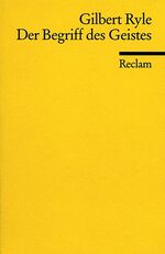ISBN 9783150083314: Der Begriff des Geistes