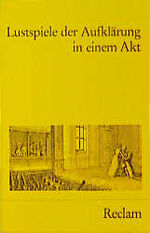 ISBN 9783150083505: Lustspiele der Aufklärung in einem Akt
