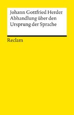 ISBN 9783150087299: Abhandlungen über den Ursprung der Sprache