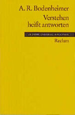 ISBN 9783150087770: Verstehen heisst antworten. Reclams Universal-Bibliothek ; Nr. 8777