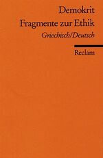 ISBN 9783150094358: Fragmente zur Ethik - Griechisch/Deutsch