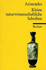 ISBN 9783150094785: Kleine naturwissenschaftliche Schriften (Parva naturalia)