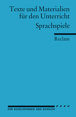 ISBN 9783150095331: Sprachspiele - (Texte und Materialien für den Unterricht)