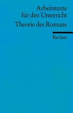 ISBN 9783150095348: Theorie des Romans