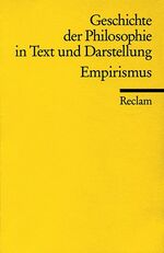 ISBN 9783150099148: Geschichte der Philosophie in Text und Darstellung / Empirismus