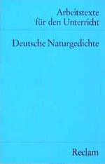 ISBN 9783150150016: Deutsche Naturgedichte