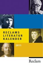 ISBN 9783150187326: Reclams Literatur-Kalender 2011