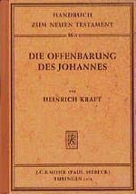 ISBN 9783161356827: Die Offenbarung des Johannes. - Handbuch zum Neuen Testament Band16a.