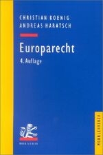 ISBN 9783161480584: Europarecht