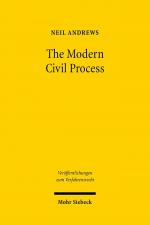 ISBN 9783161495328: The Modern Civil Process – Judicial and Alternative Forms of Dispute Resolution in England