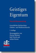 ISBN 9783161501081: Geistiges Eigentum