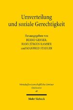 ISBN 9783161509957: Umverteilung und soziale Gerechtigkeit