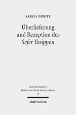 ISBN 9783161526633: Überlieferung und Rezeption des Sefer Yosippon