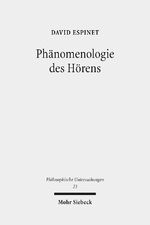 ISBN 9783161543470: Phänomenologie des Hörens – Eine Untersuchung im Ausgang von Martin Heidegger