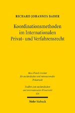 ISBN 9783161570155: Koordinationsmethoden im Internationalen Privat- und Verfahrensrecht