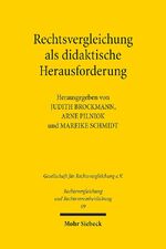 ISBN 9783161592522: Rechtsvergleichung als didaktische Herausforderung