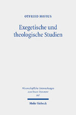 ISBN 9783161608902: Exegetische und theologische Studien