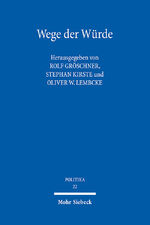 ISBN 9783161619861: Wege der Würde - Philosophenwege - Rechtswege - Auswege