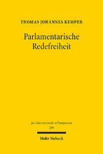 ISBN 9783161633423: Parlamentarische Redefreiheit