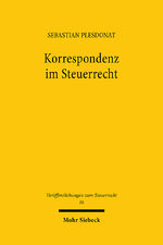 ISBN 9783161635342: Korrespondenz im Steuerrecht – Beschreibung einer Gesetzgebungstechnik und steuertheoretische Untersuchung der Besteuerung von Kapitalgesellschaften und deren Anteilseignern