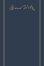 Max Weber-Gesamtausgabe - Band I/2: Die römische Agrargeschichte in ihrer Bedeutung für das Staats- und Privatrecht 1891