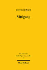 Josef Falkinger: Sättigung: moralische u Josef Falkinger: Sättigung: moralische u