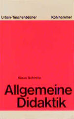 ISBN 9783170044470: Allgemeine Didaktik