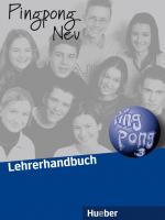 ISBN 9783190216567: Pingpong Neu 3 – Deutsch als Fremdsprache / Lehrerhandbuch