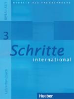 ISBN 9783190218530: Schritte international 3 - Deutsch als Fremdsprache / Lehrerhandbuch