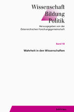 ISBN 9783205202615: Wahrheit in den Wissenschaften