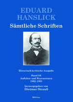 Hanslick, Eduard / Dietmar Strauß (Hrsg. Hanslick, Eduard / Dietmar Strauß (Hrsg.