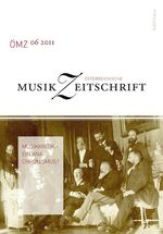 ISBN 9783205786924: Österreichische Musikzeitschrift : ÖMZ – Band 66. Heft 6: Musikkritik - ein Anachronismus?