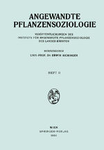 ISBN 9783211801895: Angewandte Pflanzensoziologie