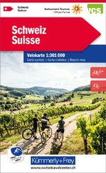 ISBN 9783259024003: Kümmerly+Frey Velokarte Schweiz 1:301.000 - Wetterfest, matt laminiert und mit free Download