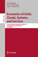 ISBN 9783319024134: Economics of Grids, Clouds, Systems, and Services – 10th International Conference, GECON 2013, Zaragoza, Spain, September 18-20, 2013, Proceedings