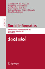 ISBN 9783319032597: Social Informatics – 5th International Conference, SocInfo 2013, Kyoto, Japan, November 25-27, 2013, Proceedings