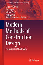 ISBN 9783319052021: Modern Methods of Construction Design – Proceedings of ICMD 2013