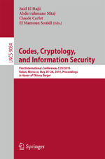 ISBN 9783319186801: Codes, Cryptology, and Information Security – First International Conference, C2SI 2015, Rabat, Morocco, May 26-28, 2015, Proceedings - In Honor of Thierry Berger